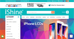 Desktop Screenshot of ishine-trade.com